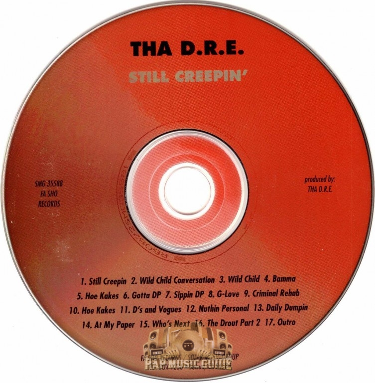 THA D.R.E STILL CREEPIN' g rap 【使い勝手の良い】 8820円引き htckl ...